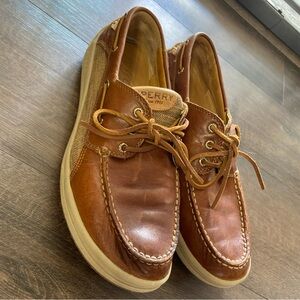 Sperry Men's Gold Cup Brown Leather Boat Shoes
